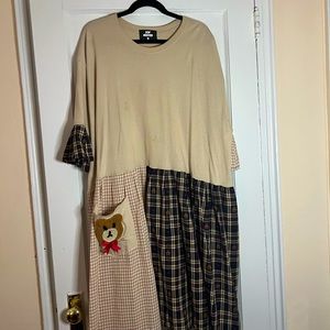 Sew Wasted Teddy Bear Dress